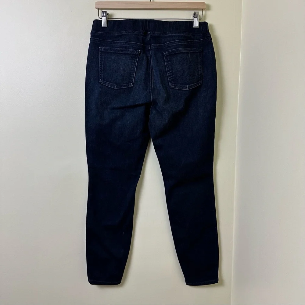 Eileen Fisher Dark Wash Pull-On Skinny Jeans in Women’s Size MEDIUM PETITE